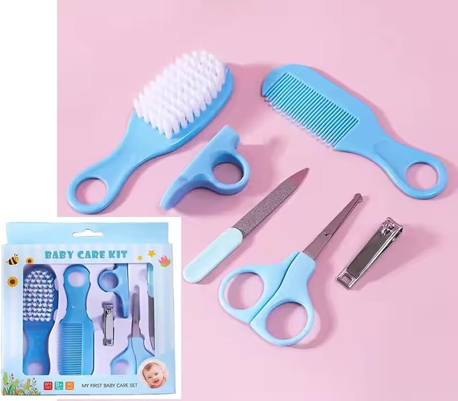 Baby care and surgical products on shelf
